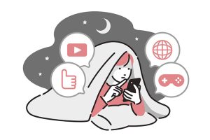 寝る前のスマホ
