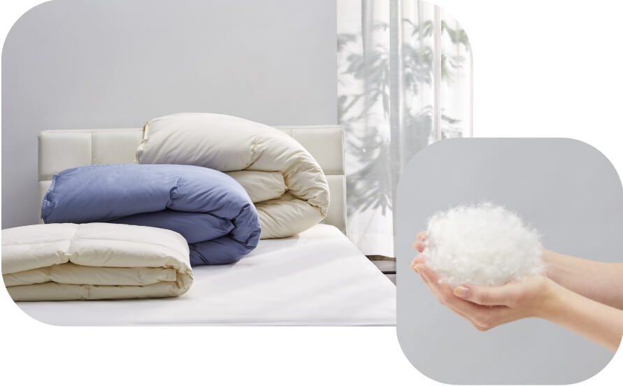 掛けふとんの体感