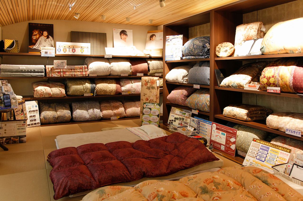 “試し寝コーナー”