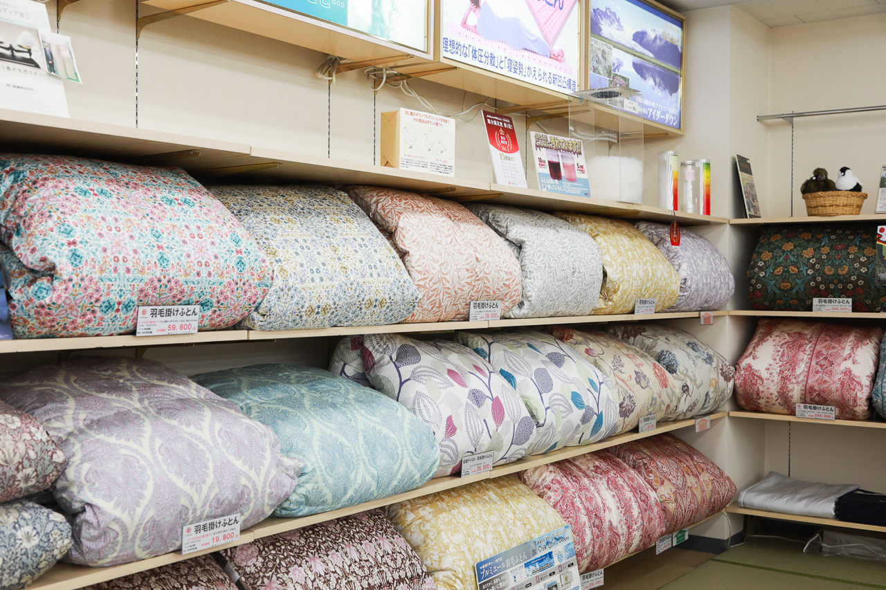 “羽毛ふとん”